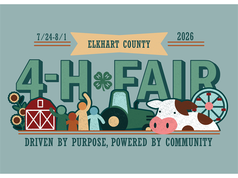 Logo for 2026 Elkhart County 4-H Fair