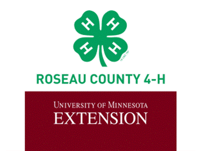 Logo for 2026 Roseau County 4-H Fair Registration